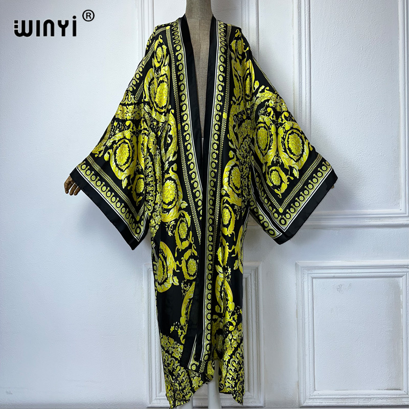 WINYI Africa boho print Kimono - Cover Up Kaftan review and price