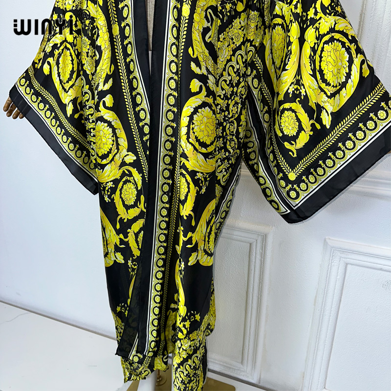 WINYI Africa boho print Kimono - Cover Up Kaftan review and price