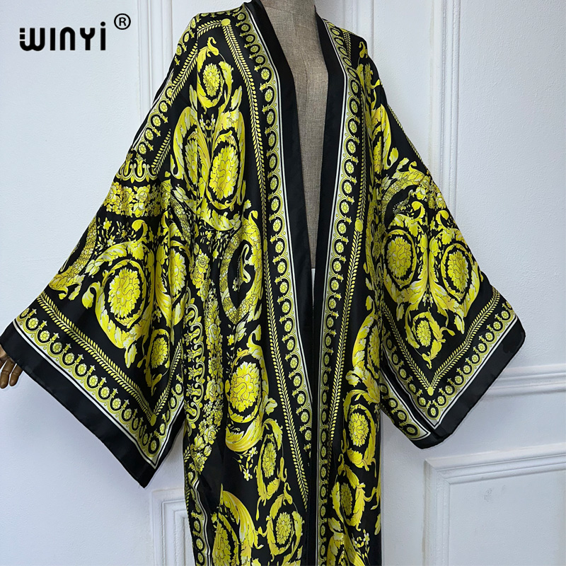 WINYI Africa boho print Kimono - Cover Up Kaftan review and price