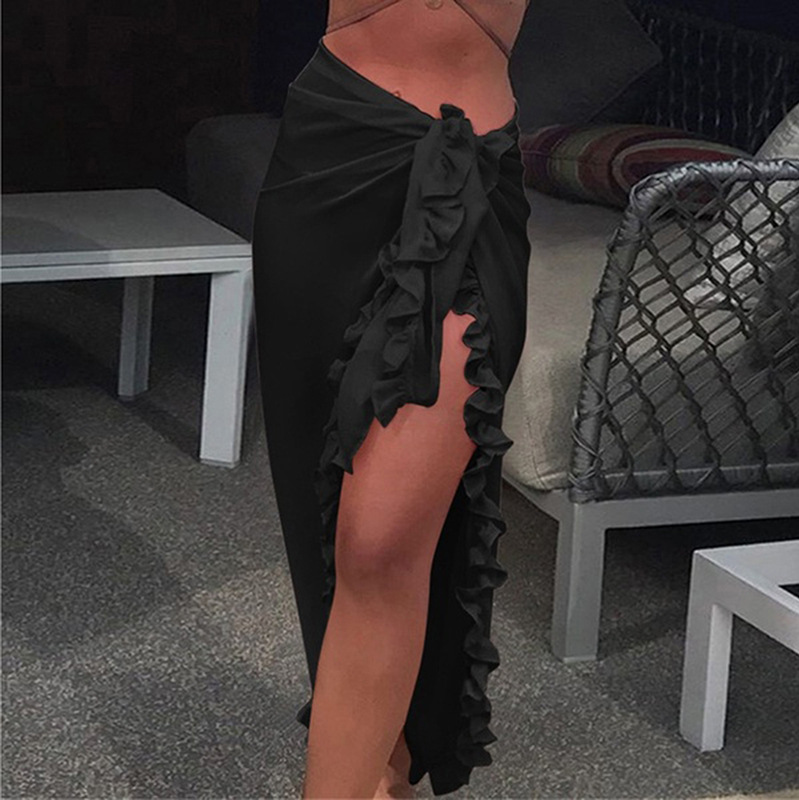 5 Colors Ruffle Sarong for Wom - Cover Up Kaftan review and price