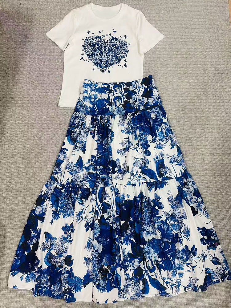 2026 New Summer Women  Floral  - Midi Skirt Floral review and price