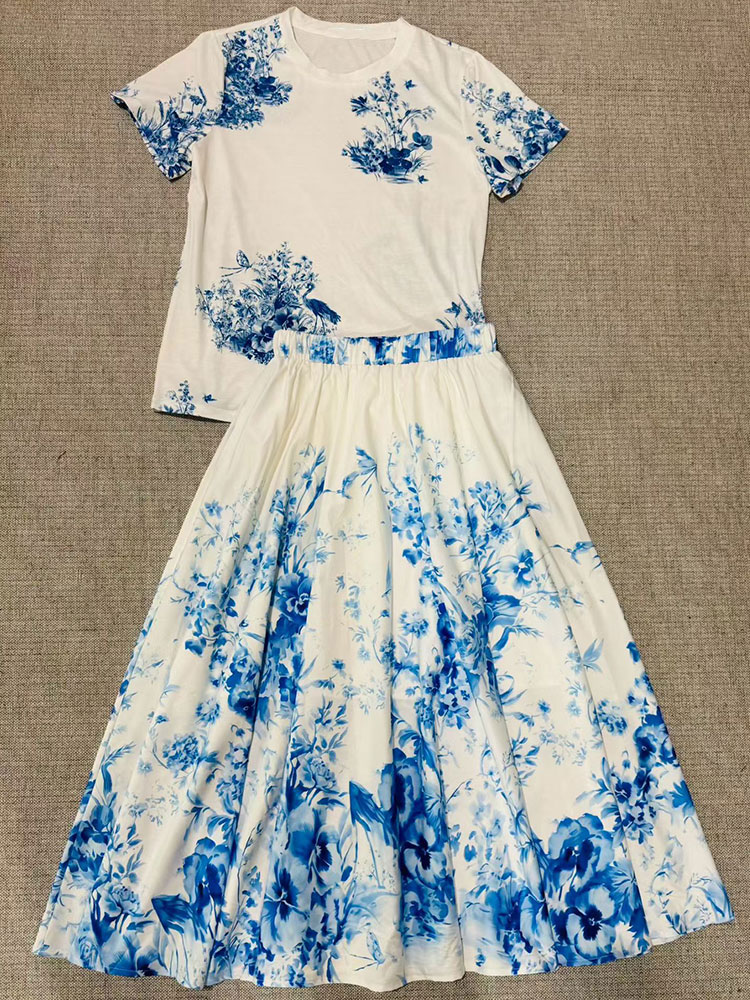 2026 New Summer Women  Floral  - Midi Skirt Floral review and price