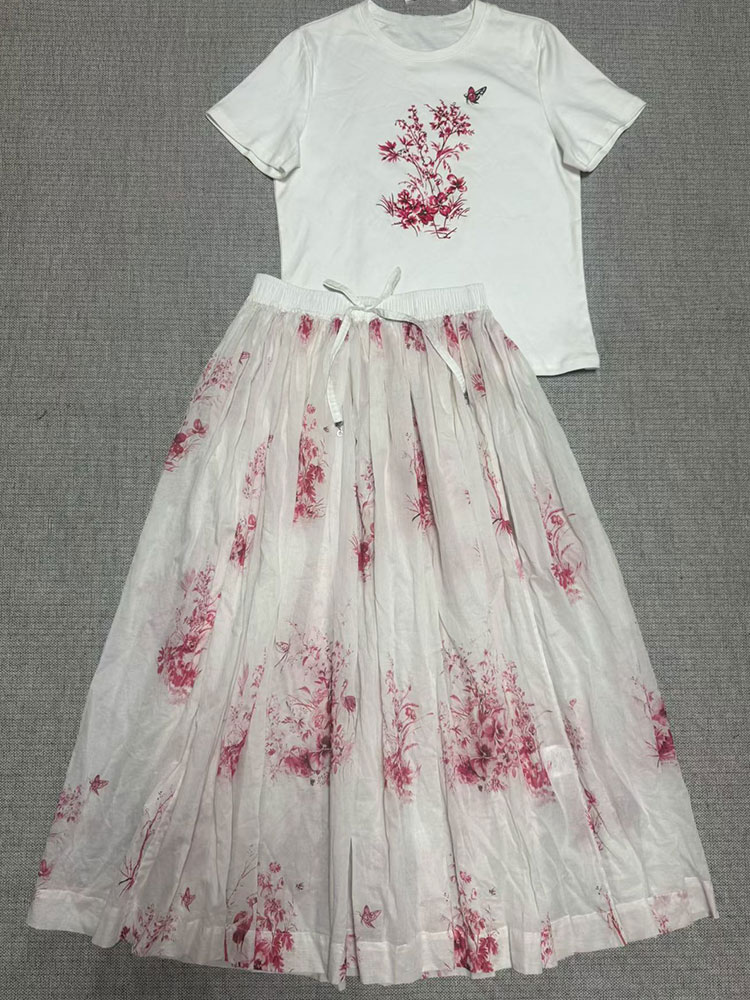 2026 New Summer Women  Floral  - Midi Skirt Floral review and price