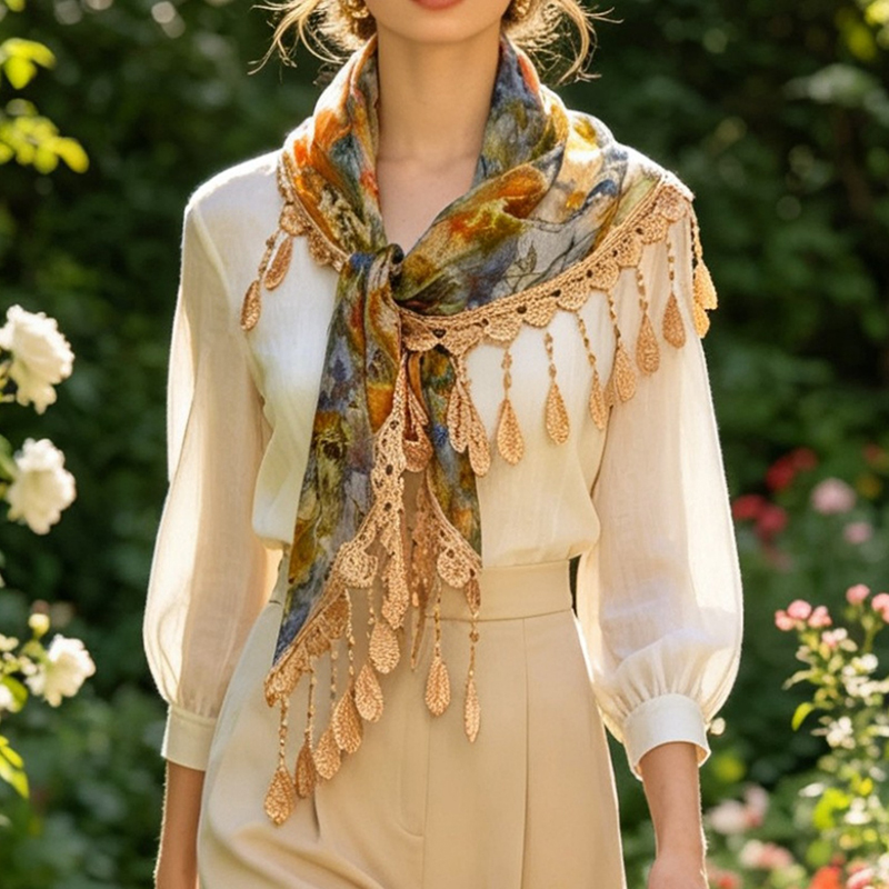 Vintage Floral Lace Hollow Tas - Cover Up Kaftan review and price