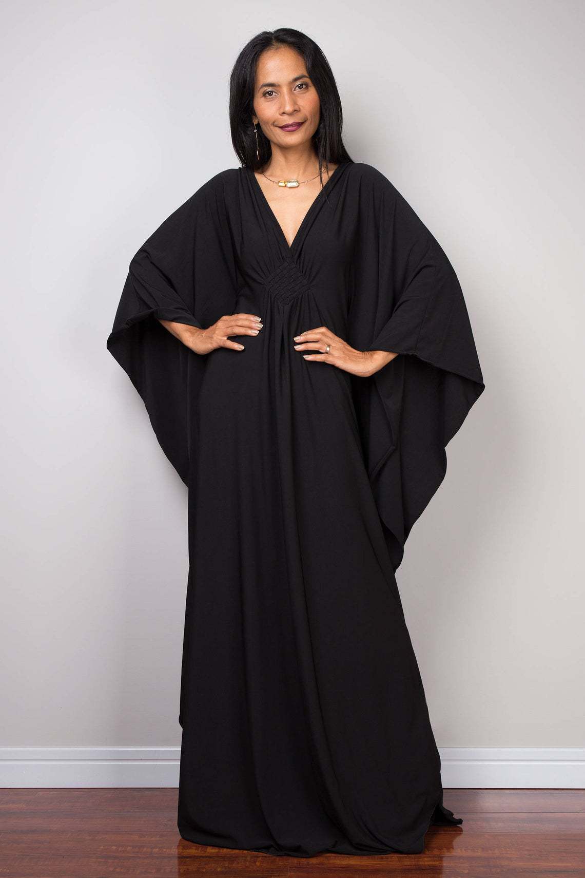 Women Solid Color Cover Up V N - Cover Up Kaftan review and price