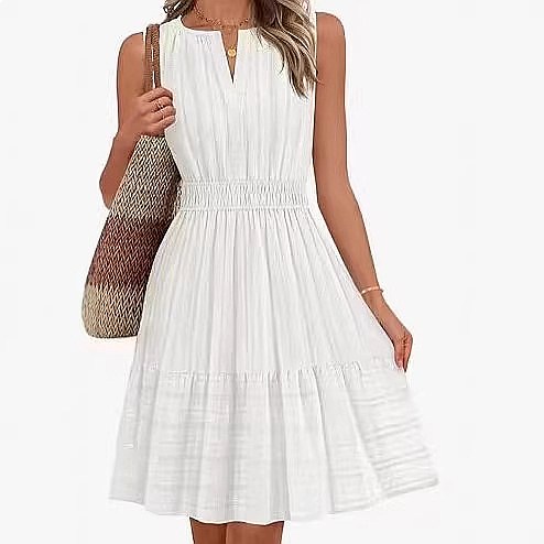 Spring Summer Women's Sleevele - Linen Dress Wrap review and price