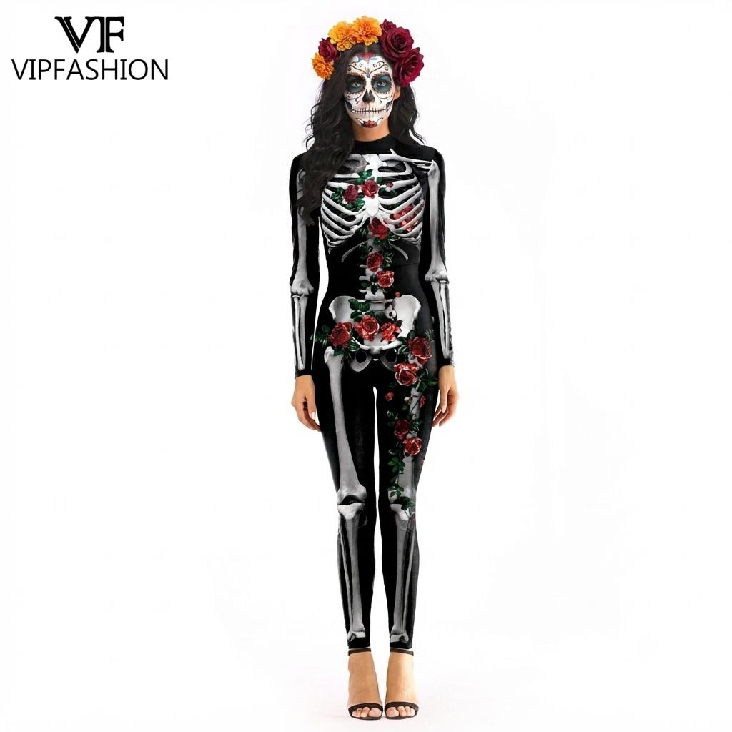 VIP FASHION Women Halloween Da - Romper Floral Print review and price