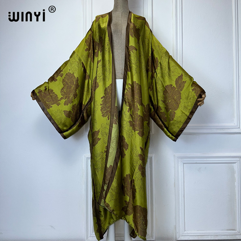 WINYI Africa boho print Kimono - Cover Up Kaftan review and price